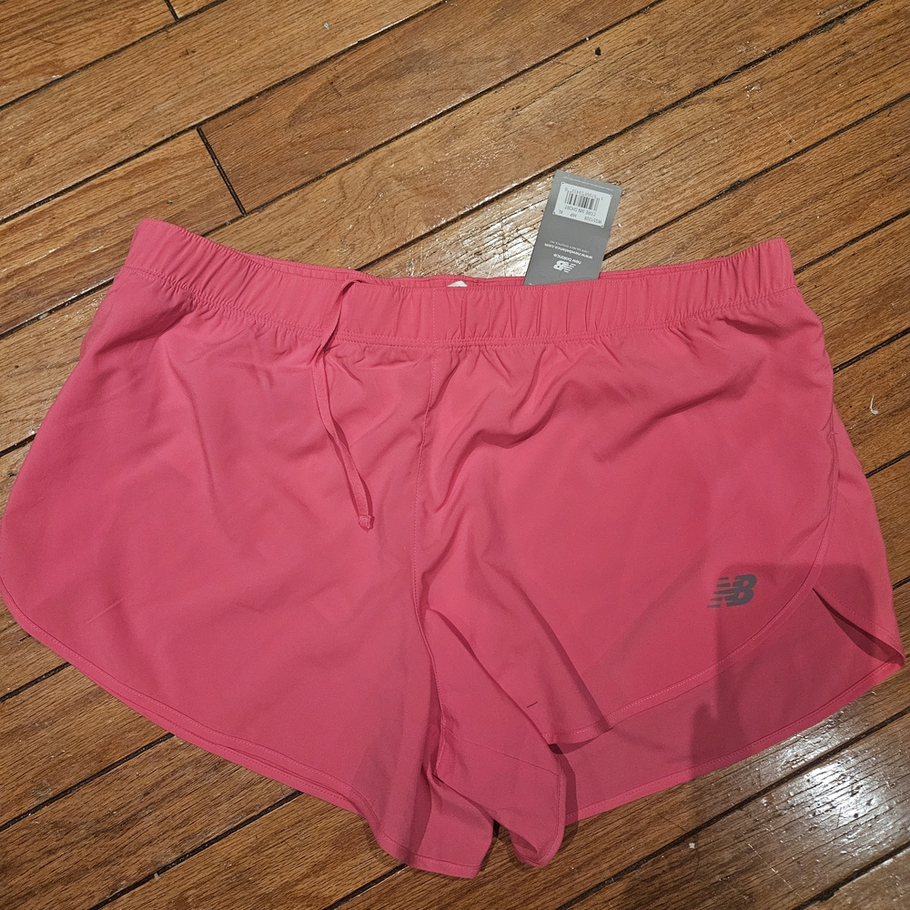 New Balance Women's Vibrant Pink Athletic Shorts